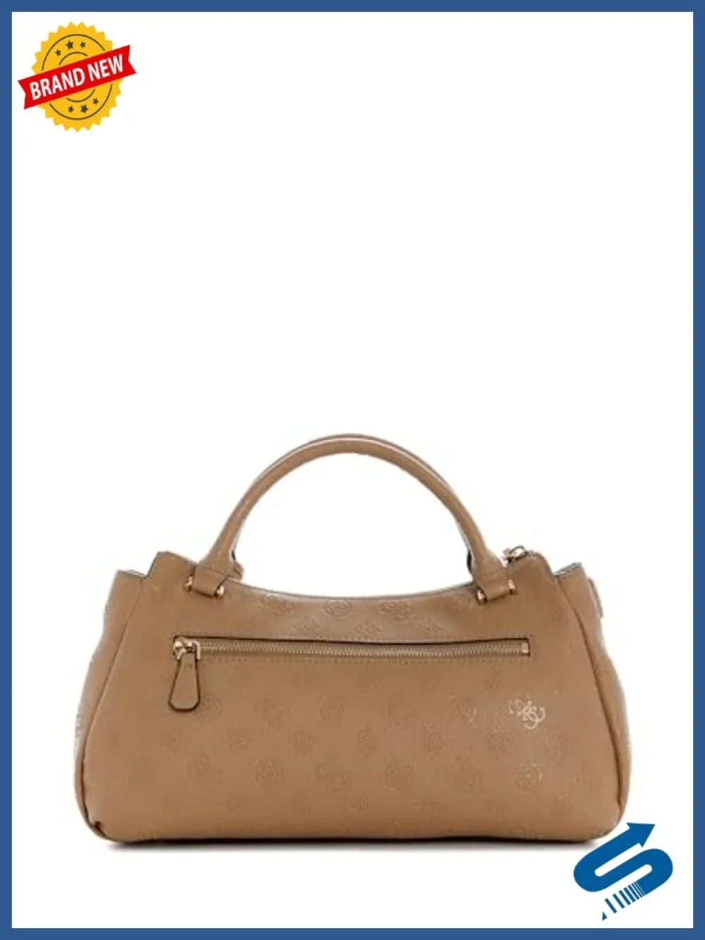 Ella Logo Girlfriend Satchel - Zip Pockets, Crossbody Strap